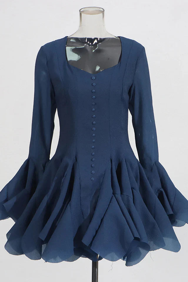 Miranda Asymmetric Hem Mini Dress