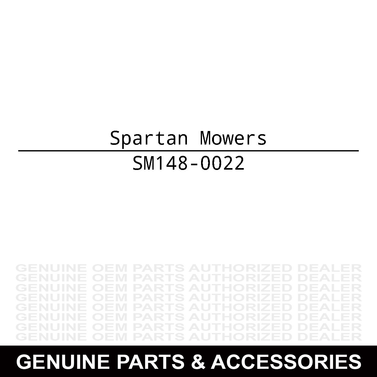 Spartan Mowers 148-0022 Decal