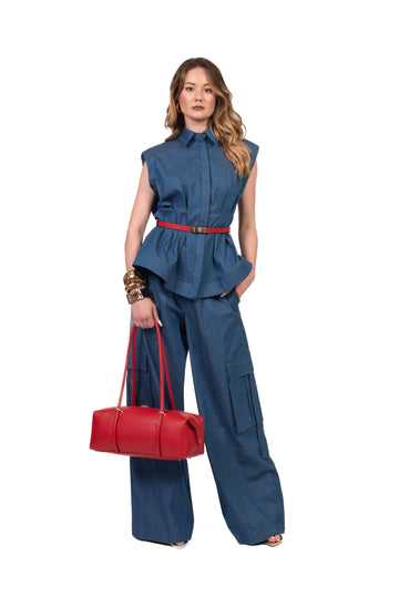 Tensione In - Camicia sfiancata chambray Art. 26C5091