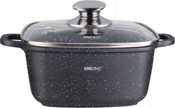 Kinghoff 1603 - Braadpan - vierkant - 24 cm- 4.5 liter