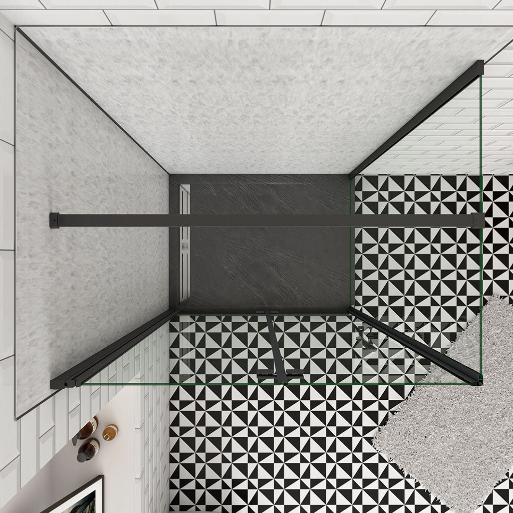 1200x900 H.1850 mm Falttür mit Seitenwand badezimmer ideen