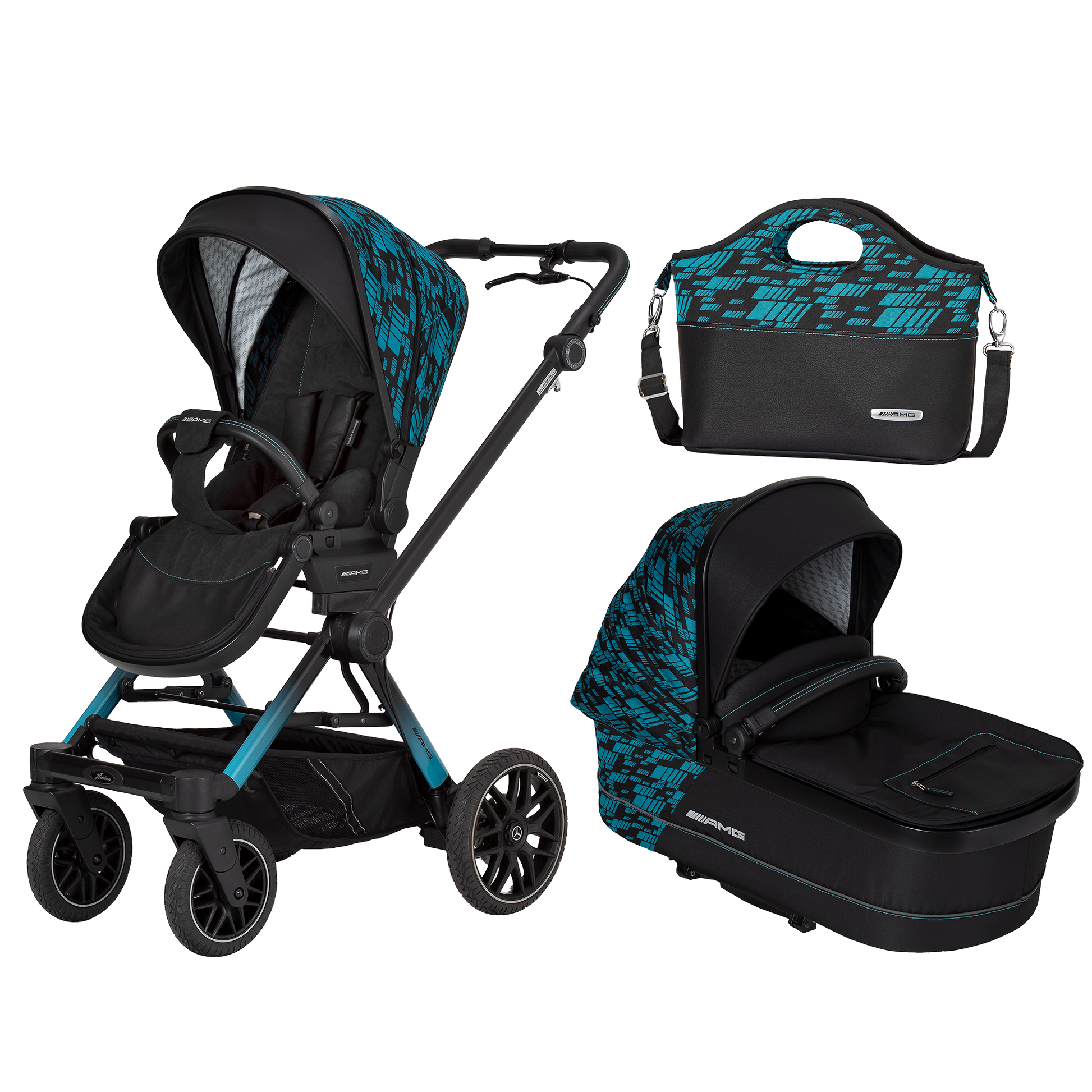 Mercedes AMG GT² Stroller Limited Edition - Hyper Blue