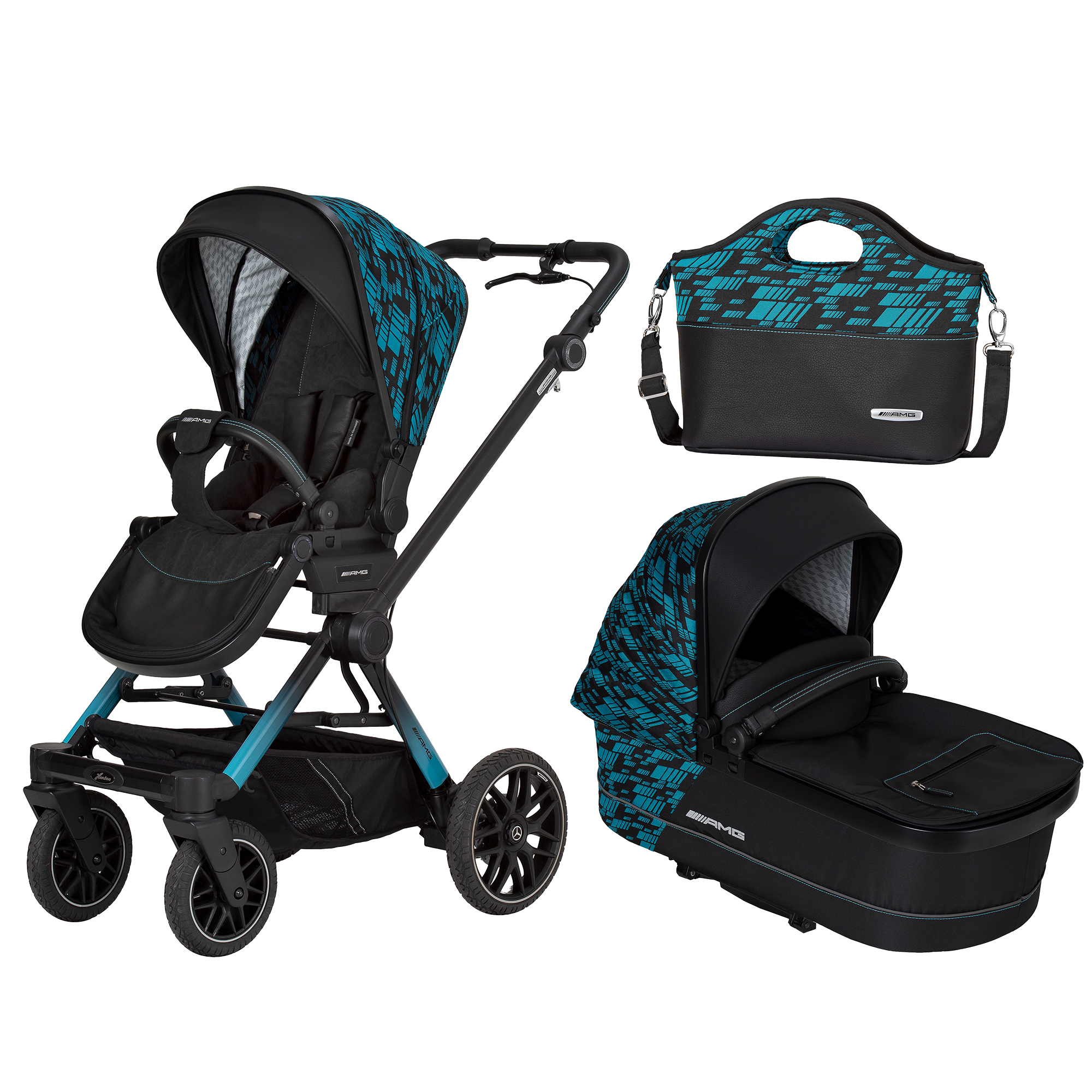 Mercedes AMG GT² Stroller Limited Edition - Hyper Blue