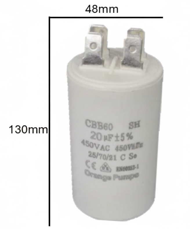 Condensador CBB 120 MFD 220-250V | Capacitor de Arranque