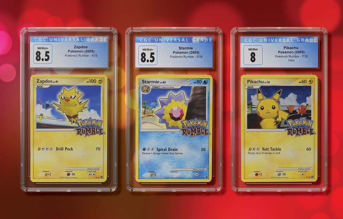 pokemon rumble cards set CGC Trading Cards Registry Featured Set: Pokémon Rumble