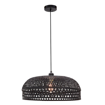 JENNIFER - Hanglamp - Zwart / Bruin