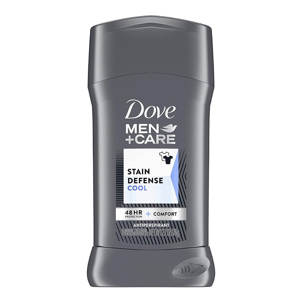 Dove Men+Care Stain Defense 48H Cool Antiperspirant Deodorant Stick, 76g - Main Image