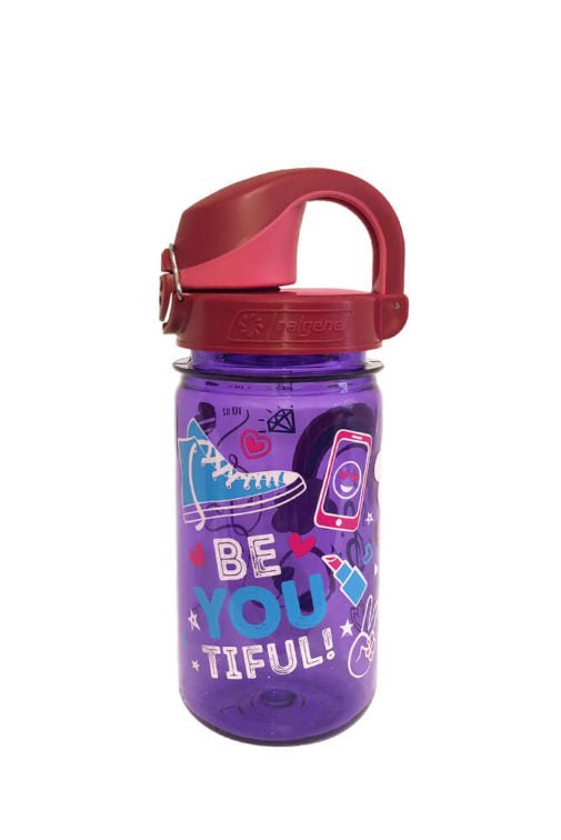 Nalgene Kid's Sustain 12 oz. On The Fly Water Bottle - Beyoutiful (Purple/Red) Nalgene