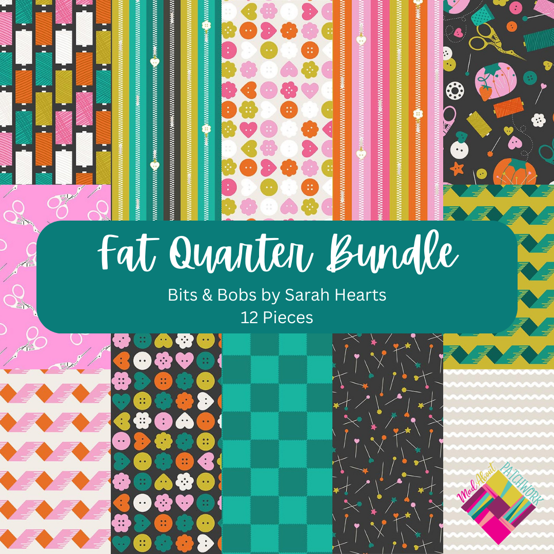 Bits & Bobs Fat Quarter Bundle (12FQs) by FIGO Fabrics, Designer Bundle