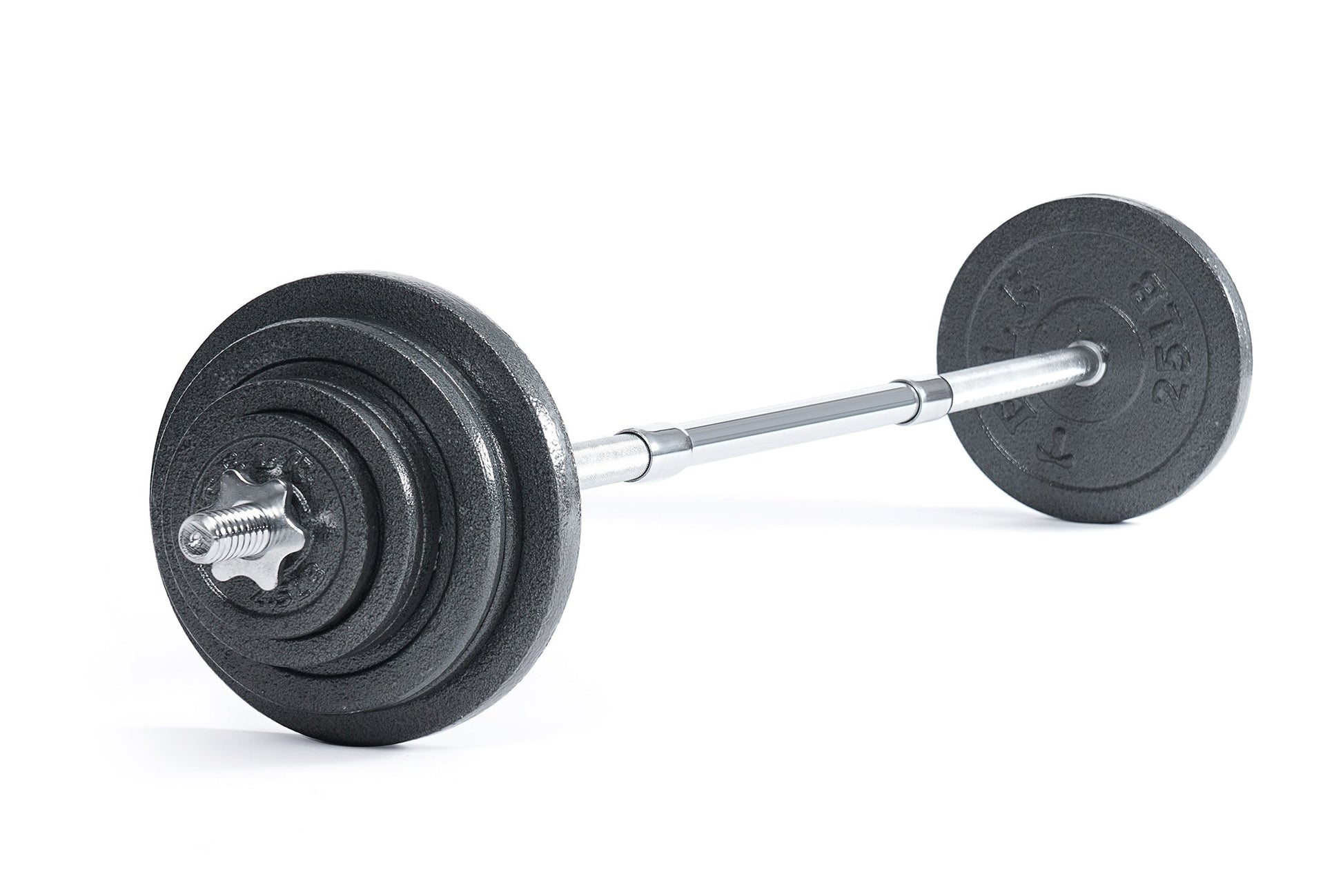 Adjustable 133 LBS Barbell Set + 60" Barbell exceptional quality weigh