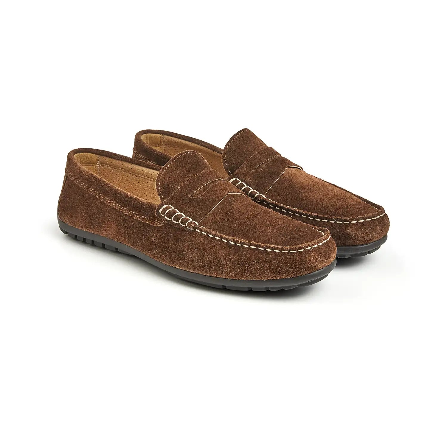 Greve Imola Loafer Mustang Suede Dark Brown