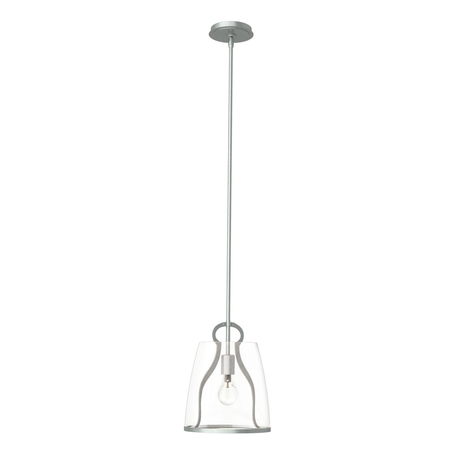 Hubbardton Forge 131065-SKT-MULT-82-ZM0721 One Light Pendant, Vintage Platinum