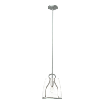 Hubbardton Forge 131065-SKT-MULT-82-ZM0721 One Light Pendant, Vintage Platinum