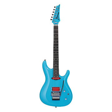 Ibanez JS2410 Prestige Joe Satriani Signature Electric Guitar in Sky Blue with sleek body and stylish design.