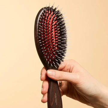 Large Pneumatic Brush with Boar and Nylon Dots