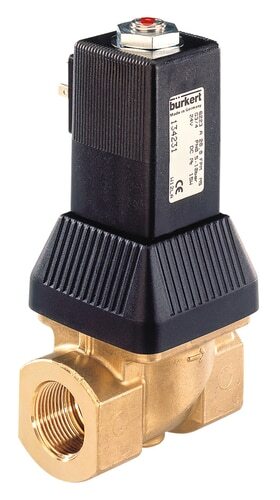 Electrovanne G1'' NC Laiton FKM 0.5-10bar/7-145psi 12VDC 6223 262268