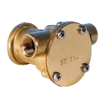 SeaTec pumpe med flange set forfra, ideel til motorinstallationer