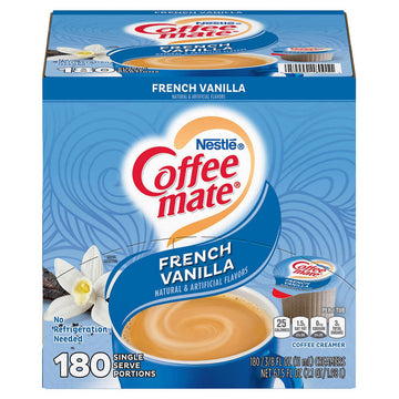 Crema para Café Individual Vainilla Francesa Coffee-Mate Nestlé 180 un x 11 ml