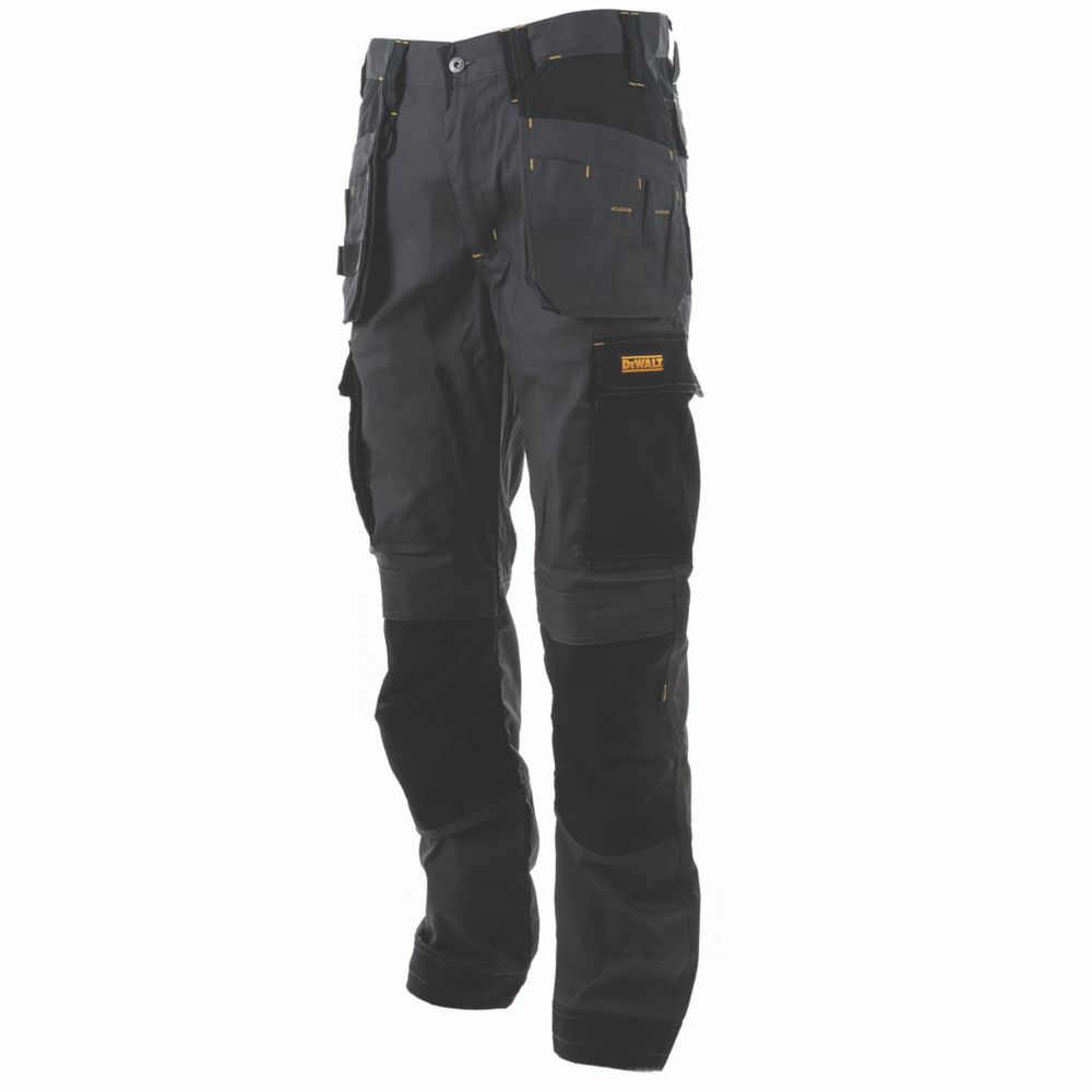 DeWalt Barstow Holster Work Trousers Charcoal Grey, Size 42, Length 74 cm