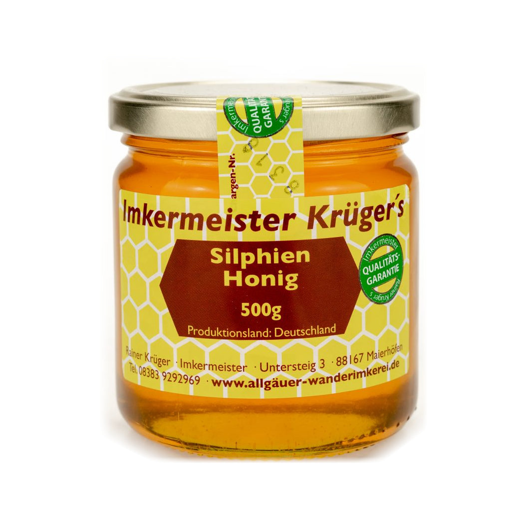 Silphien Honig 500g von der Allgäuer Wanderimkerei