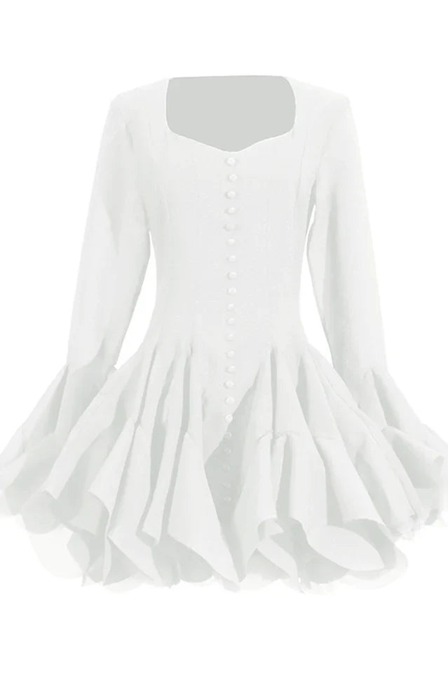 Miranda Asymmetric Hem Mini Dress