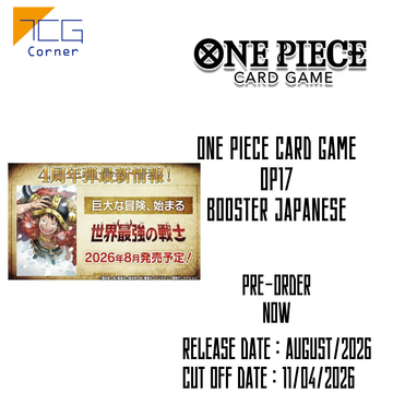 One Piece Card Game OP17 Booster Japanese Pre-Order