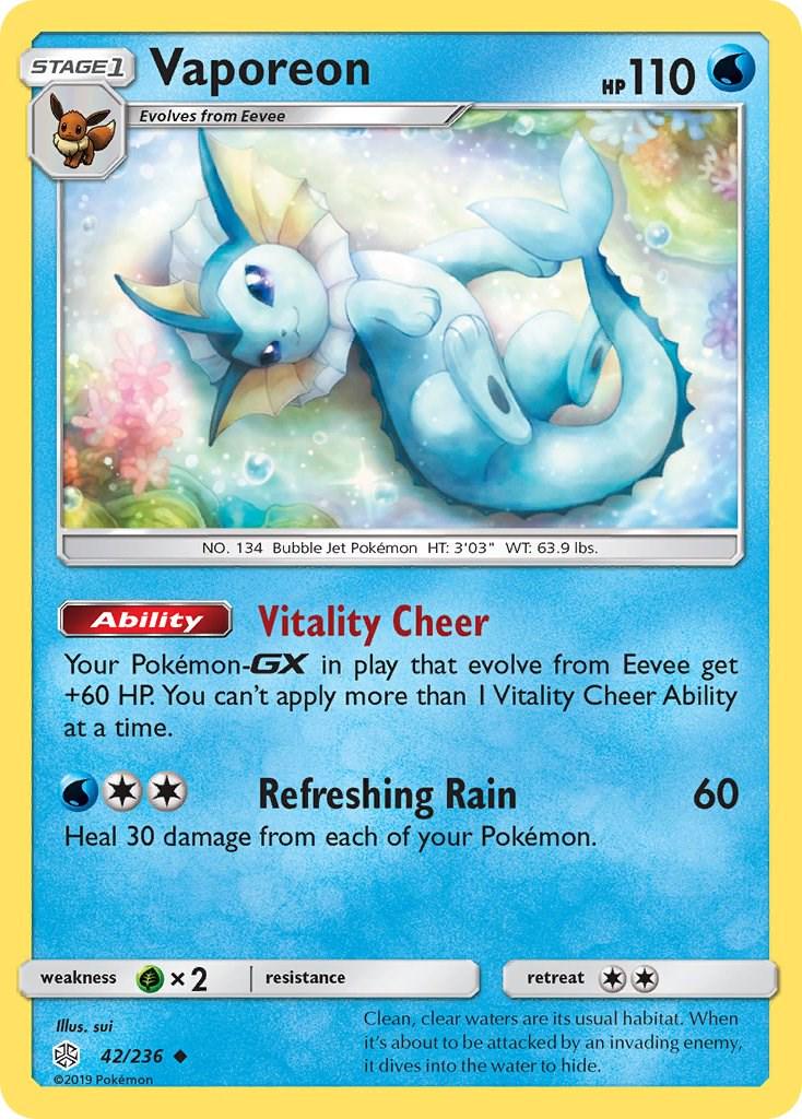 Vaporeon #42 Prices | Pokemon Cosmic Eclipse