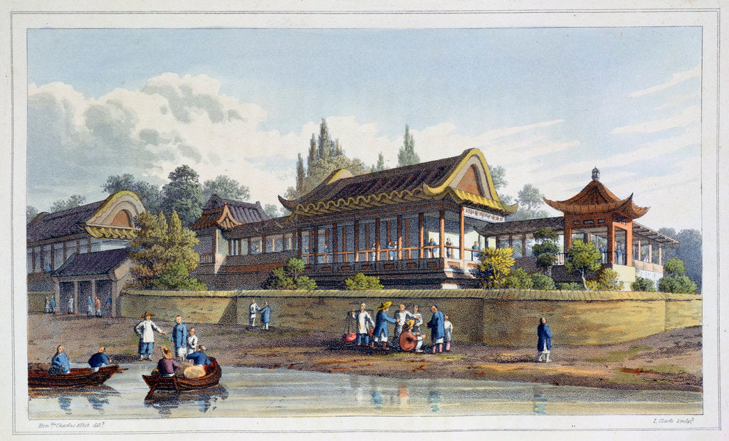 Summer Palace of the Emperor, Opposite the City of Tien-Sing