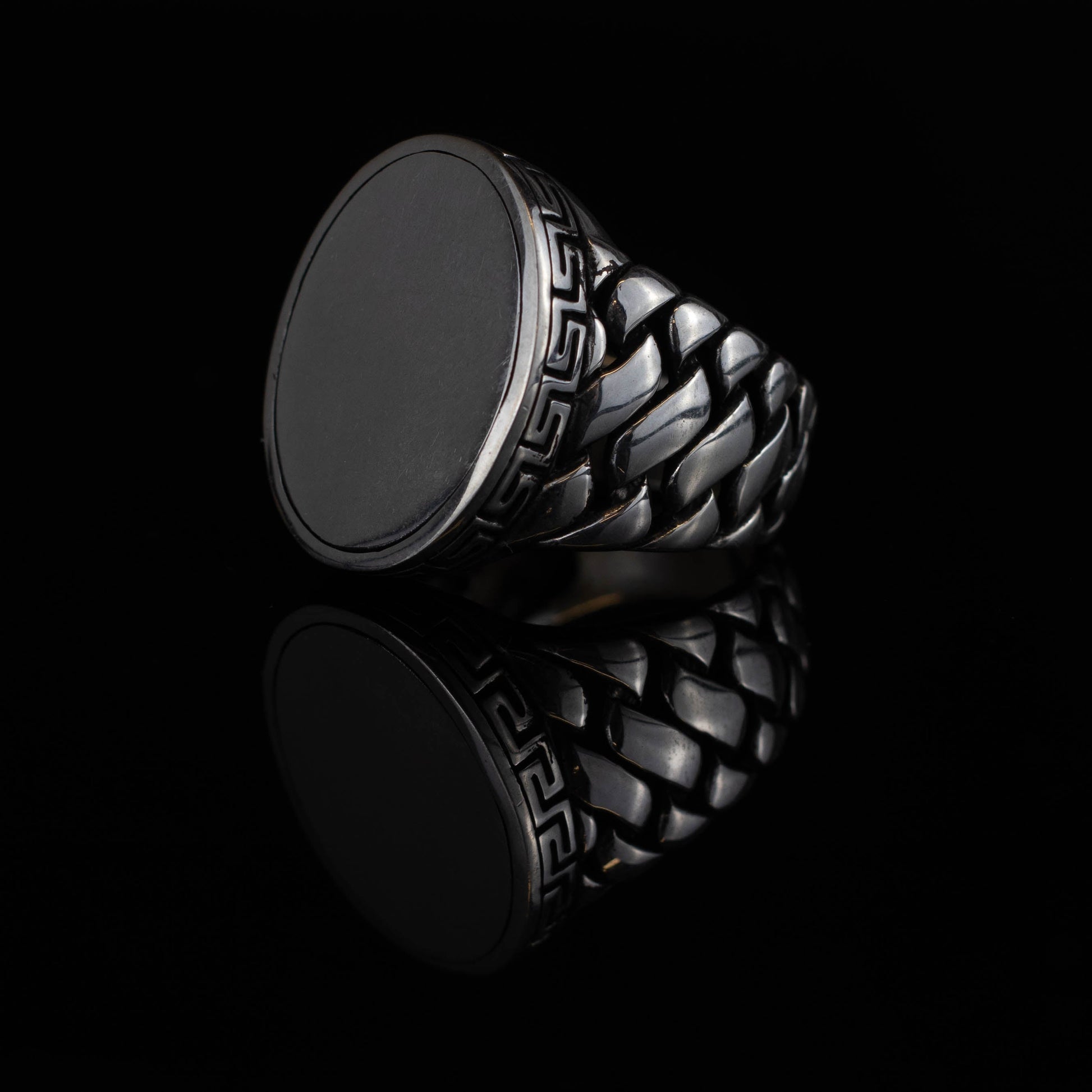 Vortex-klackring i äkta 925 Sterling Silver