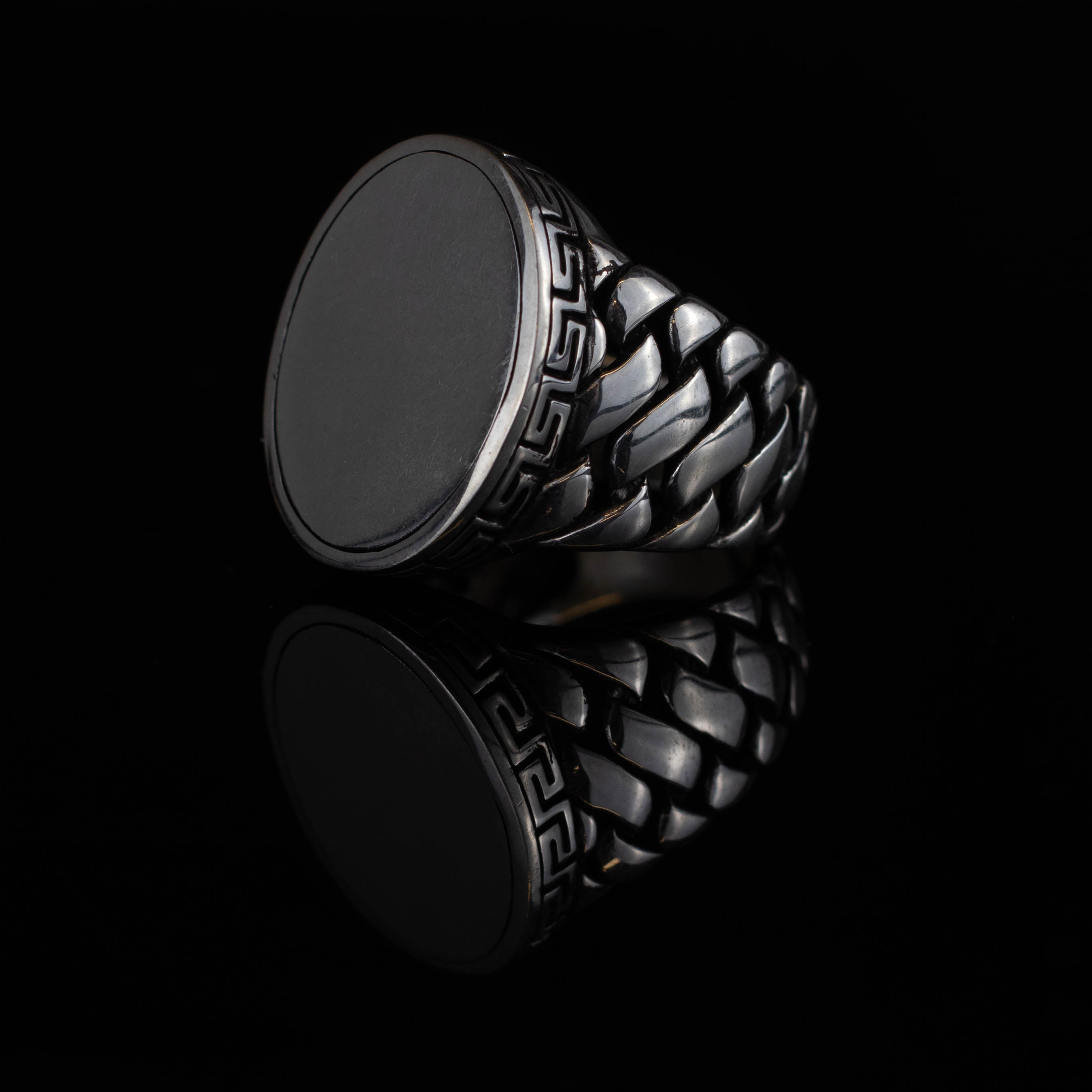 Vortex-klackring i äkta 925 Sterling Silver