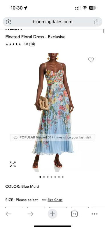 AQUA Pleated Floral Guest of Dress - Exclusive