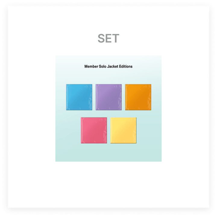 ILLIT Japan 2nd Single ‘I Got Your Back’ (SOLO EDITION) 5 SET