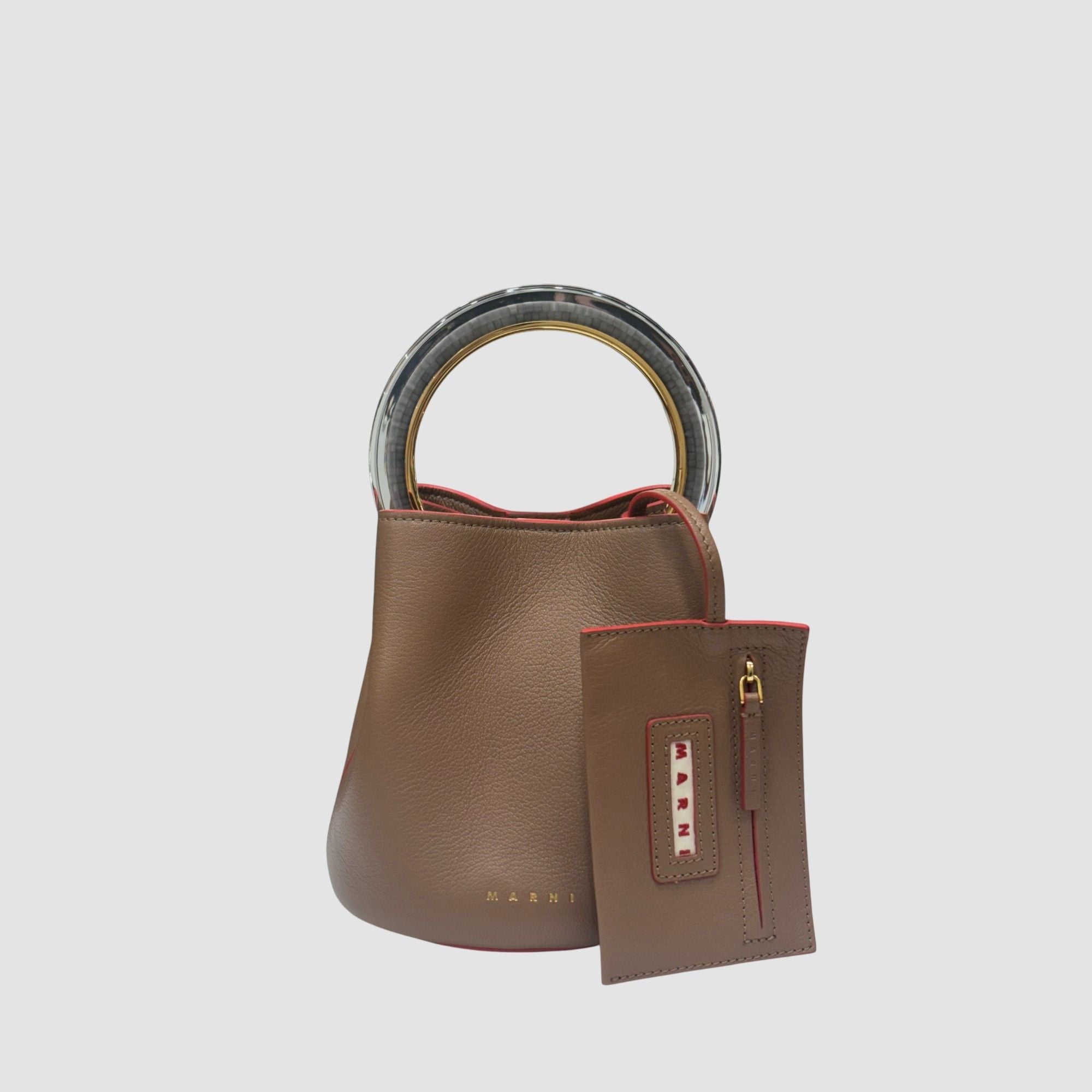 Marni Pannier Bucket Bag Brown Tote Bag 145510591
