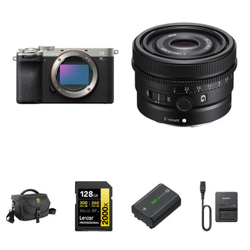 Sony a7CR Cámara sin Espejo 61MP con Lente 40mm f/2.5 Kit Completo