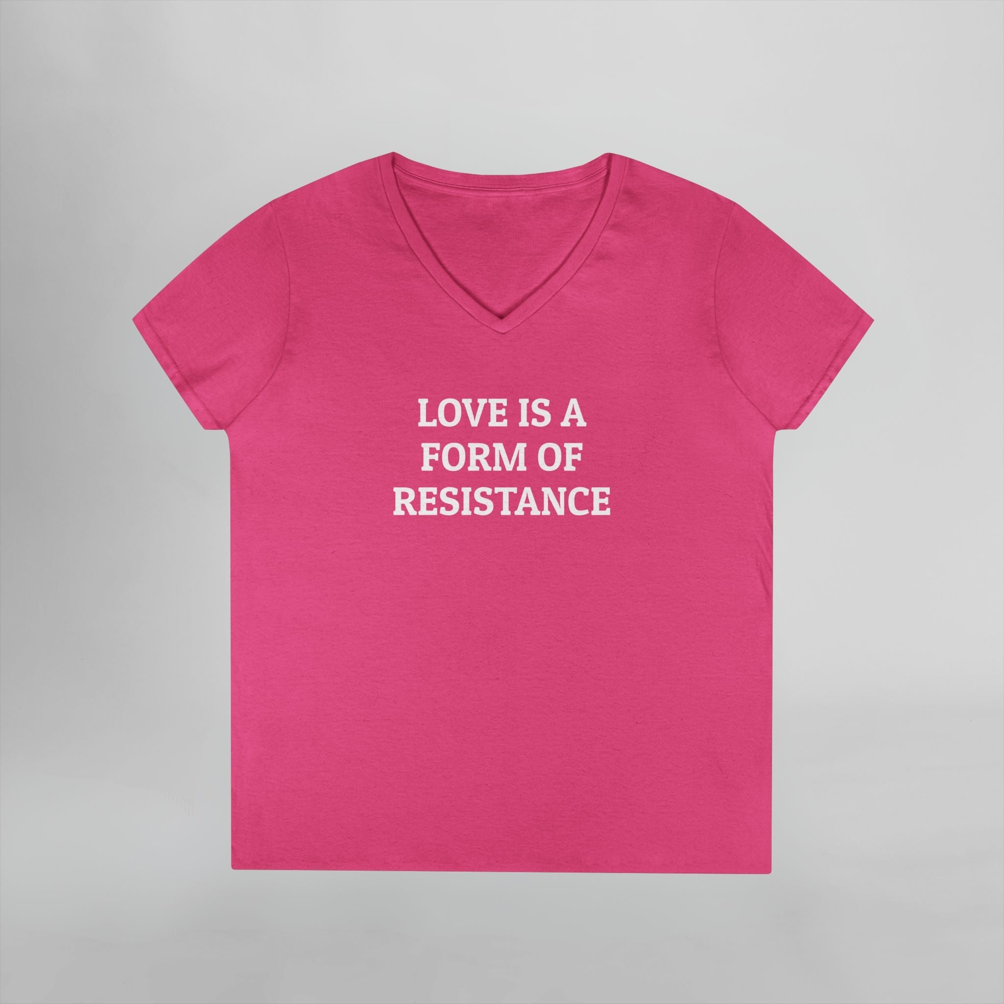 Love Is a Form of Resistance Women's V-Neck Tee