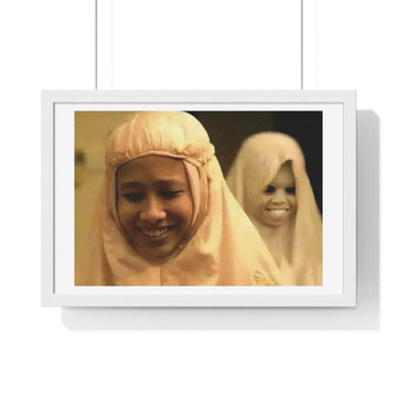 The Mask of Islam 'Designed by AI', Framed Art Print