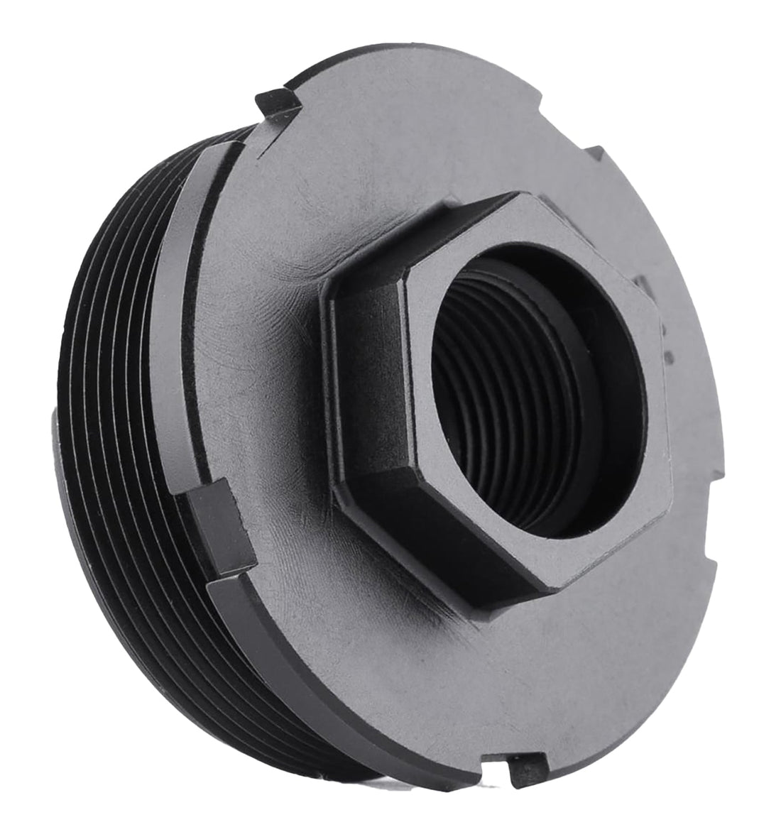 Dead Air LT311 HUB Direct Thread Mount M18X1 4140 HT Alloy Steel Black Nitride