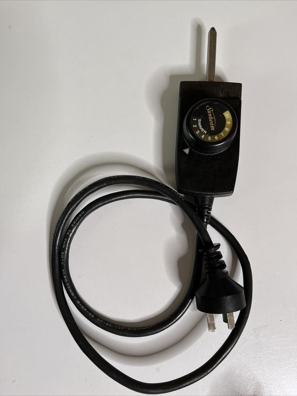 Sunbeam Heat Control Probe Model 9925 Power Supply
