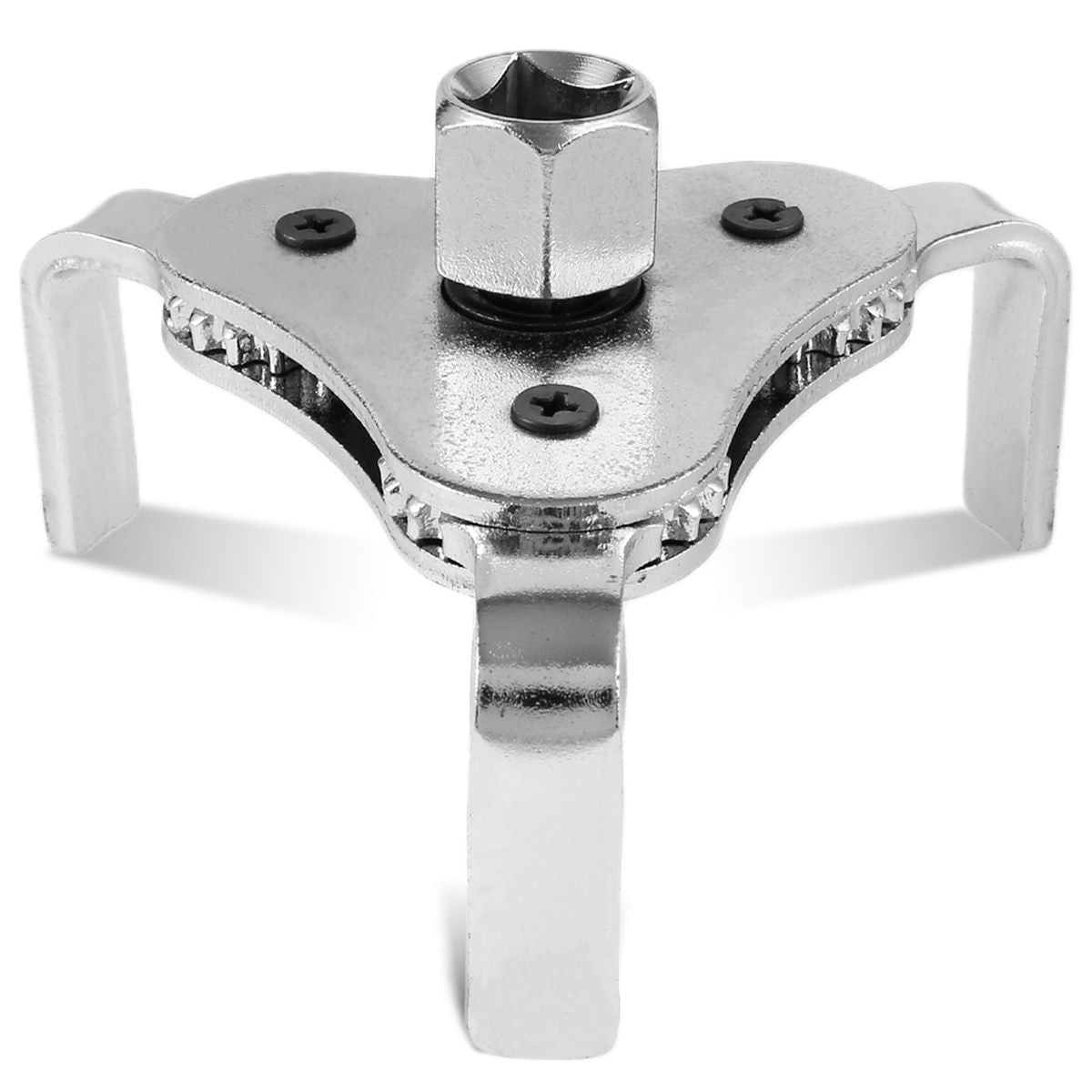 Oil Filter Wrench 3 Jaw Adjustable Oil Filter Pliers High Carbon Steel