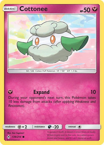 Cottonee - SM - Unbroken Bonds - Pokemon
