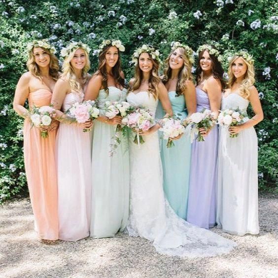 Chiffon Floor Length Bridesmaid Dress 0397 from Onlyforbrides