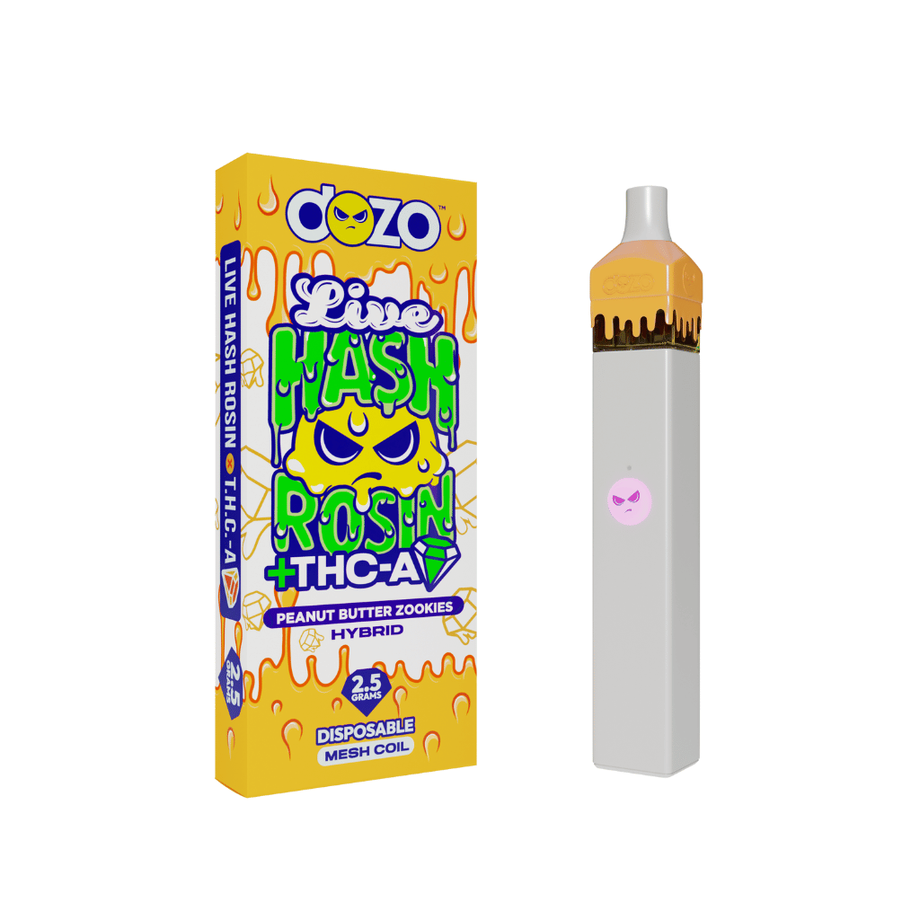 Dozo Live Hash Rosin 2.5g — Peanut Butter Zookies