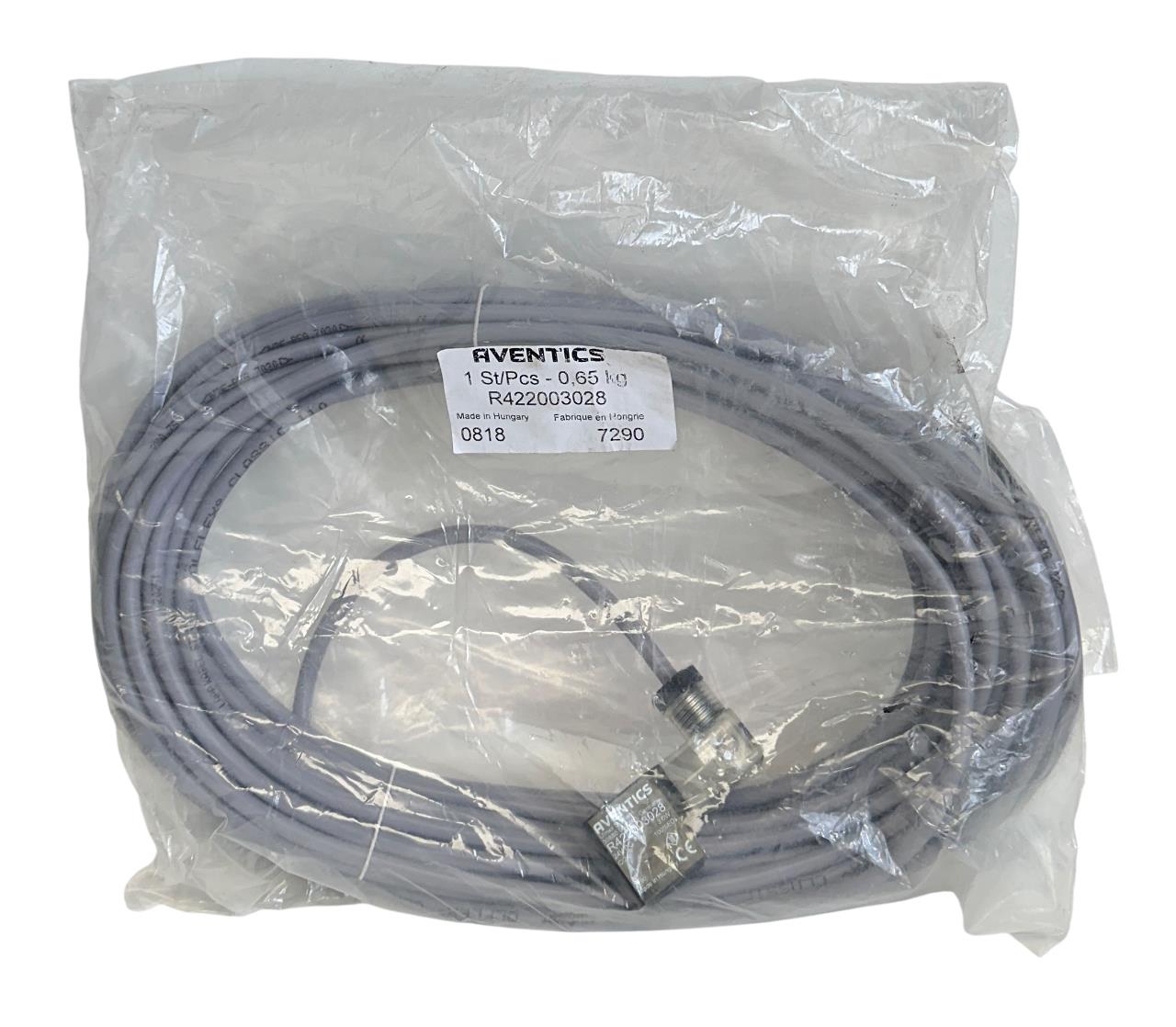 BOSCH AVENTICS R422003028 SOLENOID COIL STECKER 24VDC 3W 12M CABLE NSMP