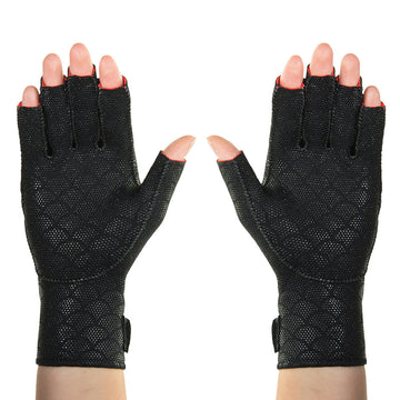 The Thermoskin Arthritic Gloves, Black (1 Pair Right and Left)