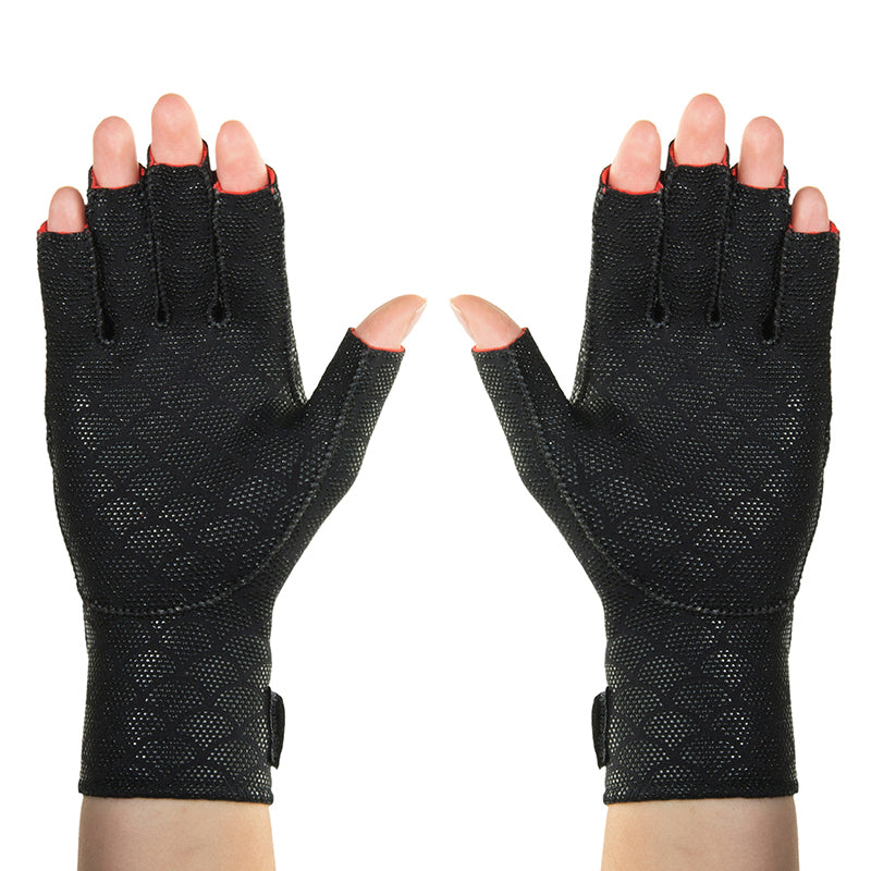 The Thermoskin Arthritic Gloves, Black (1 Pair Right and Left)