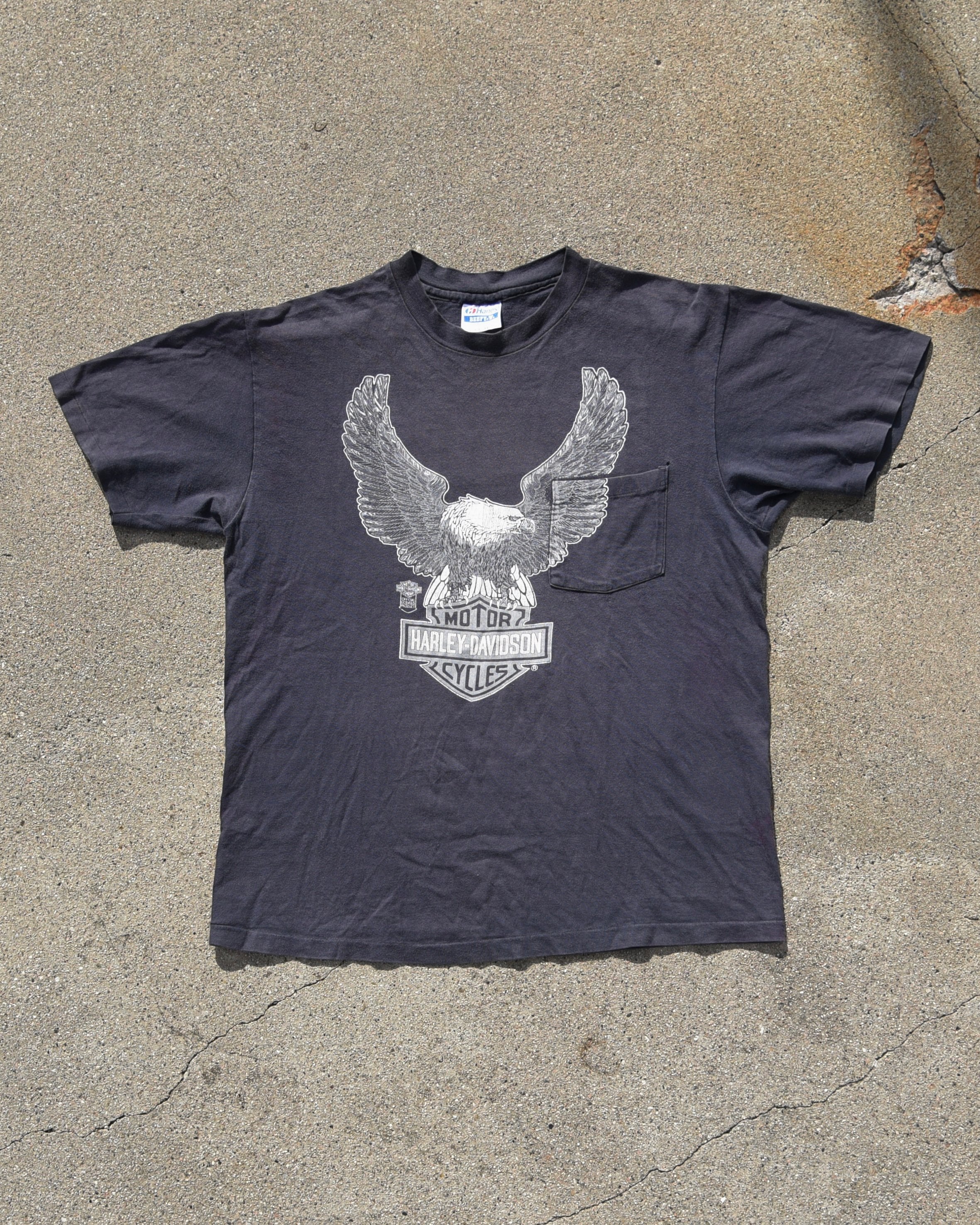 1980s Harley Davidson Pocket Tshirt