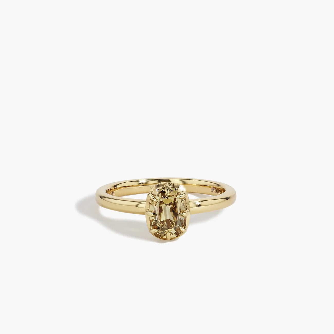Ochre Desert Diamond Solitaire Engagement Ring