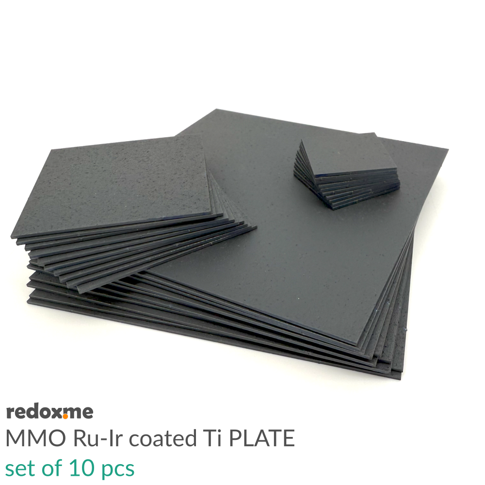 Mixed Metal Oxide Ruthenium-Iridium Coated Titanium Plate - set of 10 pcs