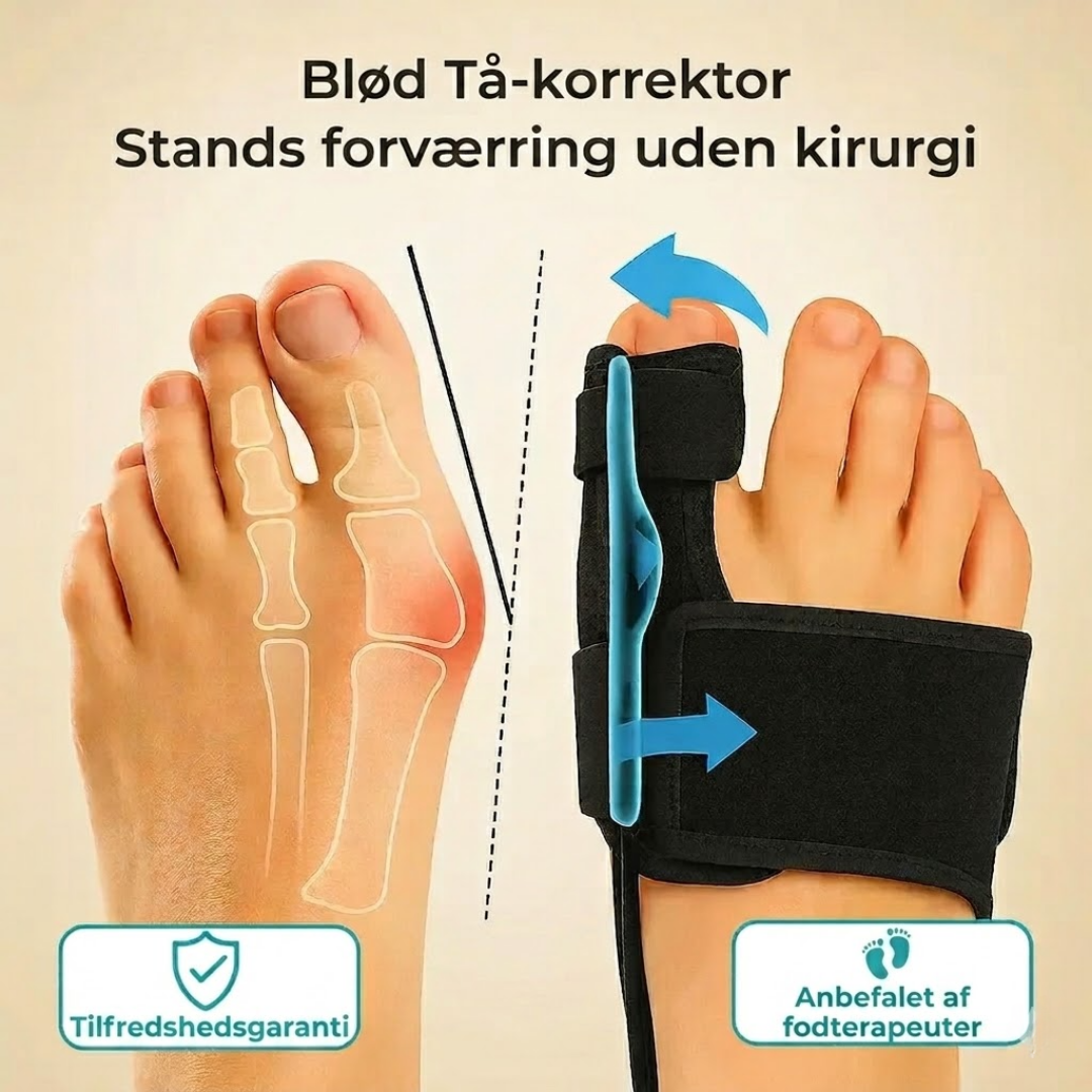 TåFix™ - Ret dine tæer smertefrit og enkelt!