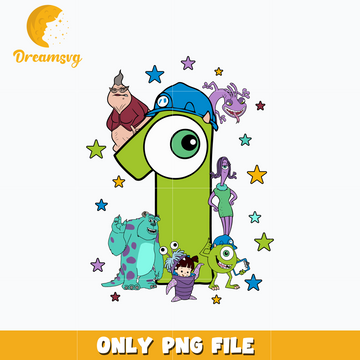 Disney Monsters Inc friends 1st png